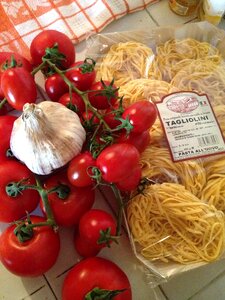 Italian food red