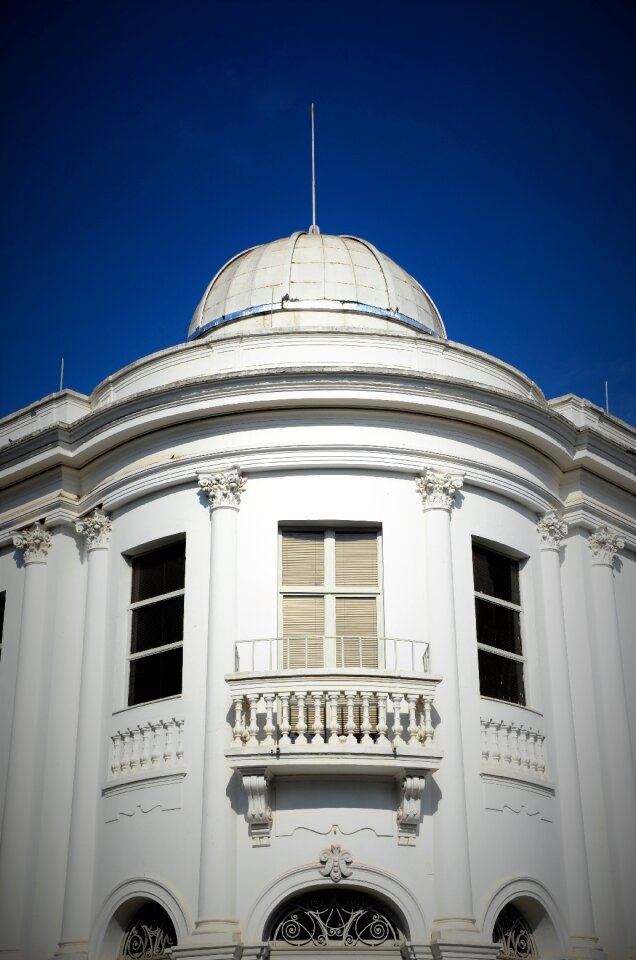 Architecture building white