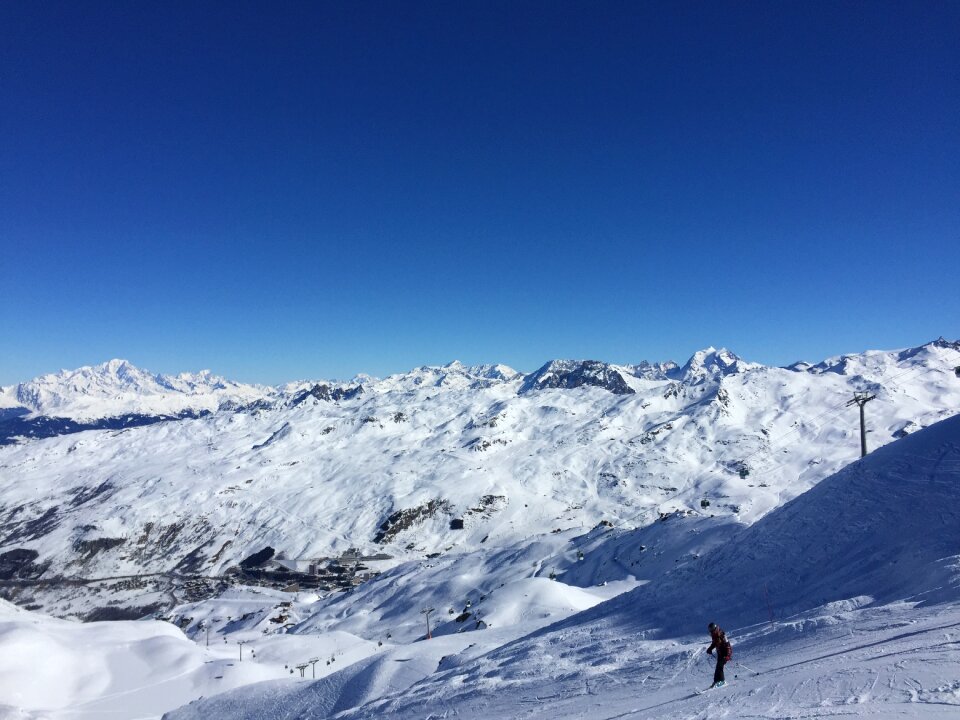 Mountain winter alps