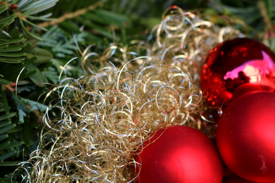 Ball christmas balls red