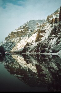 Winter mountain scenic
