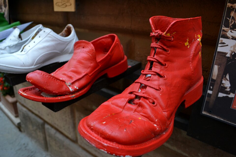 Footwear male exhibition