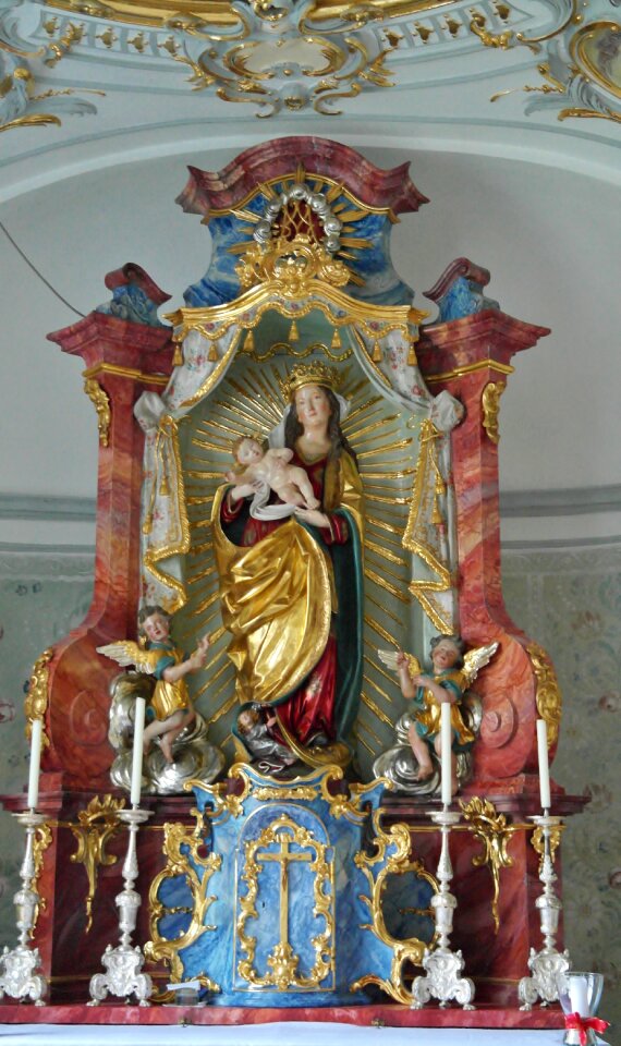 Benedictine monastery church altar