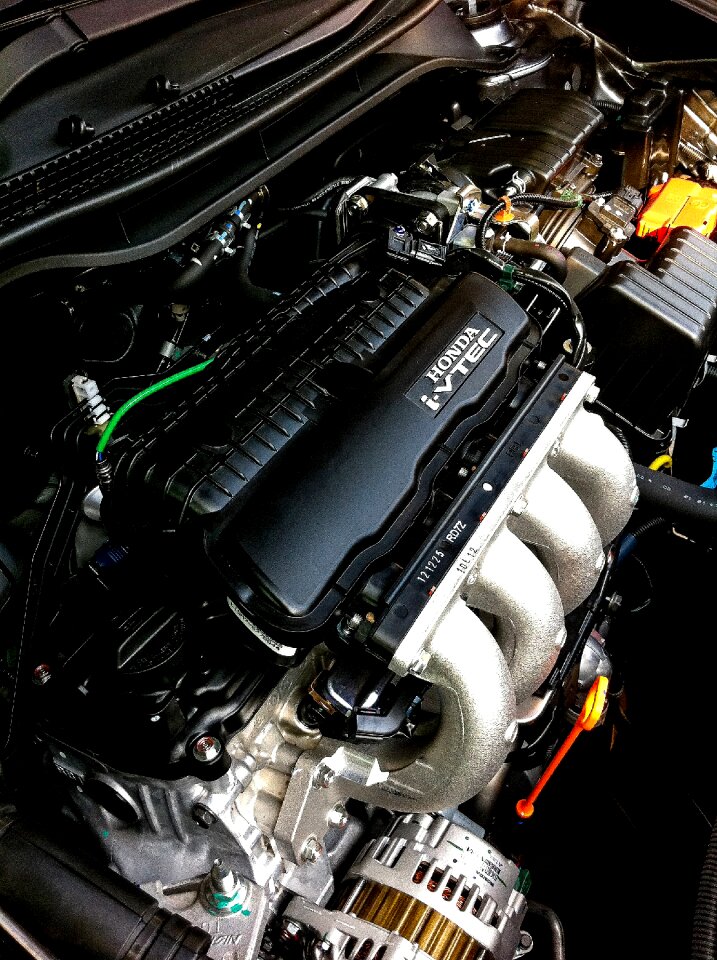 Driven gasoline engines the car seat