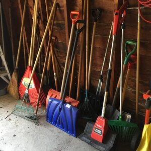 Snow shoveling tool photo