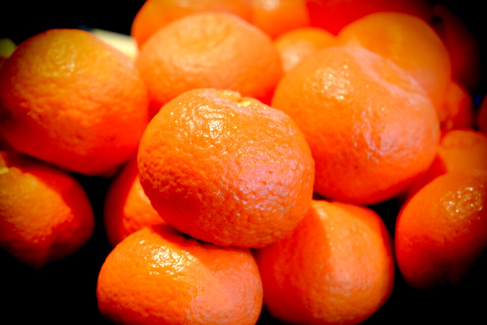 Juicy natural orange fruits