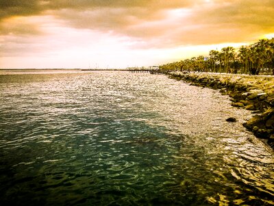Sky water landscape