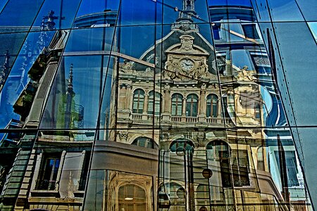 Reflection architecture buildings photo