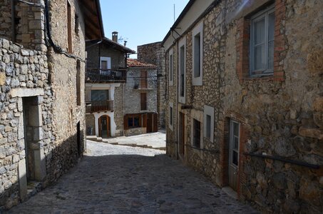 Houses construction wall