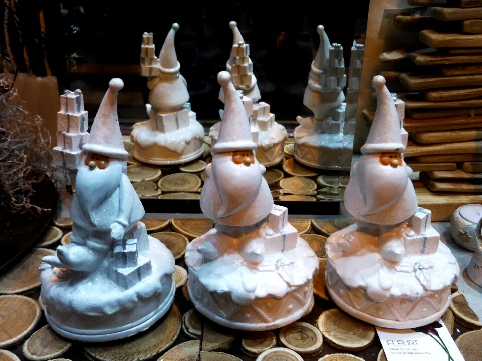 Christmas showcase ceramic