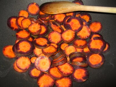 Vegetables cook food