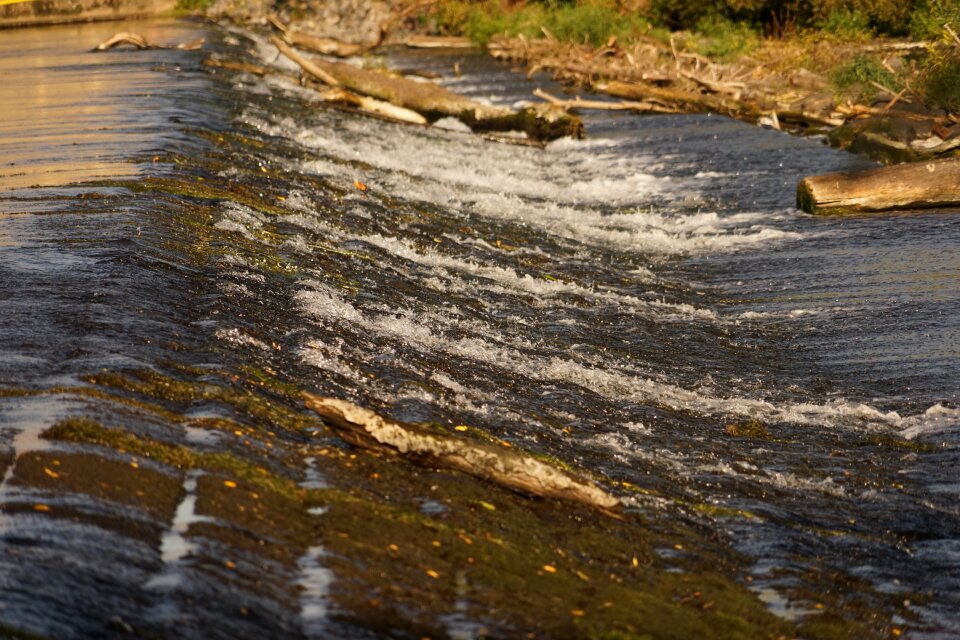 Weir river barrage