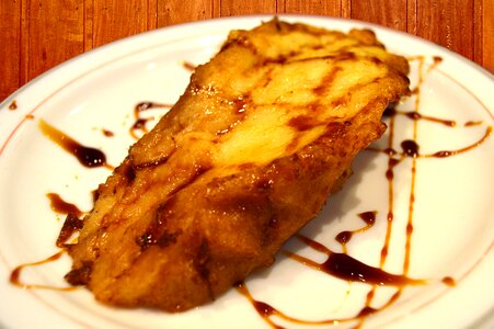 Toast syrup decorative