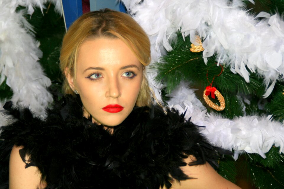 Christmas decorations tinsel