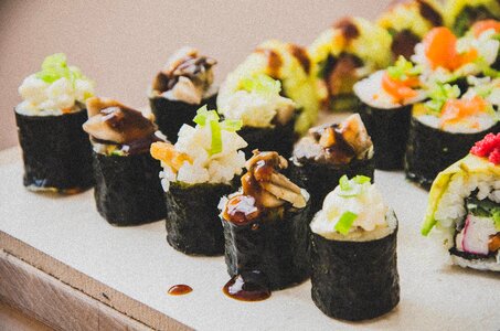 Sushi food rice