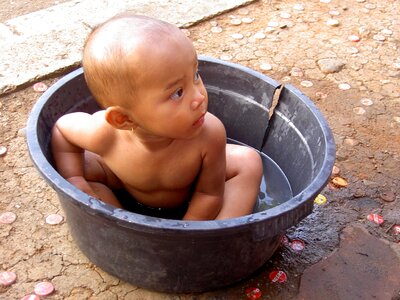 Indonesia baby bath wash