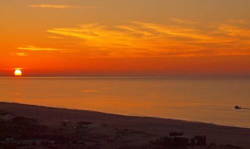 Sunset algarve portugal