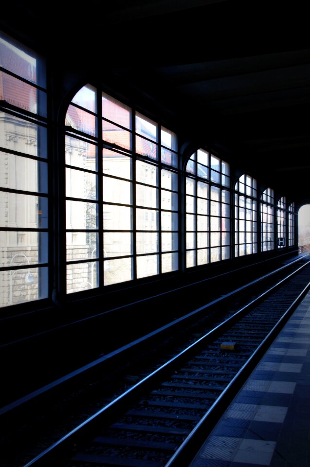 Rails platform railway tracks
