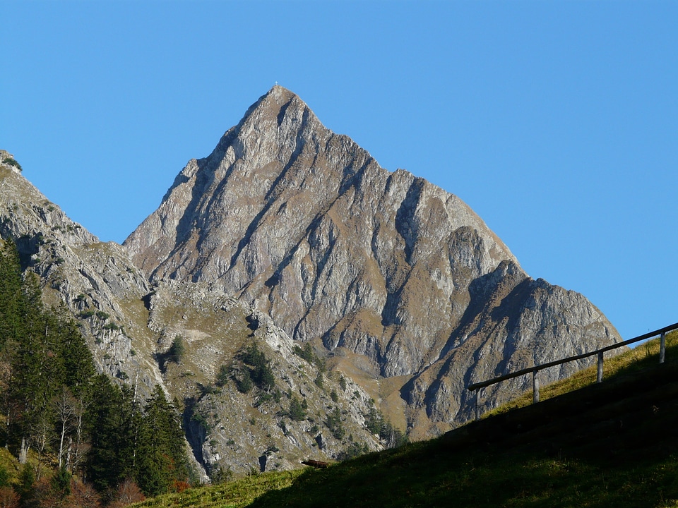 Cross hiking mountaineering
