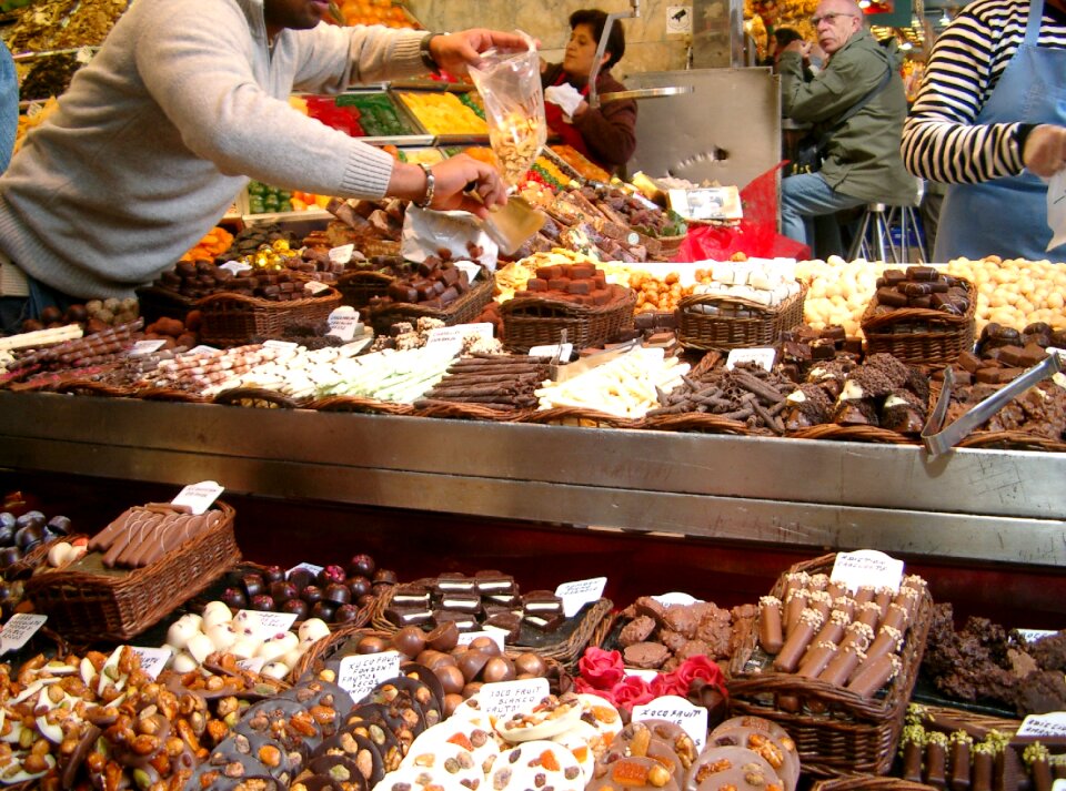 Confectionery sale shopping