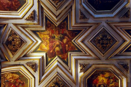 São francisco church ceiling decoration photo