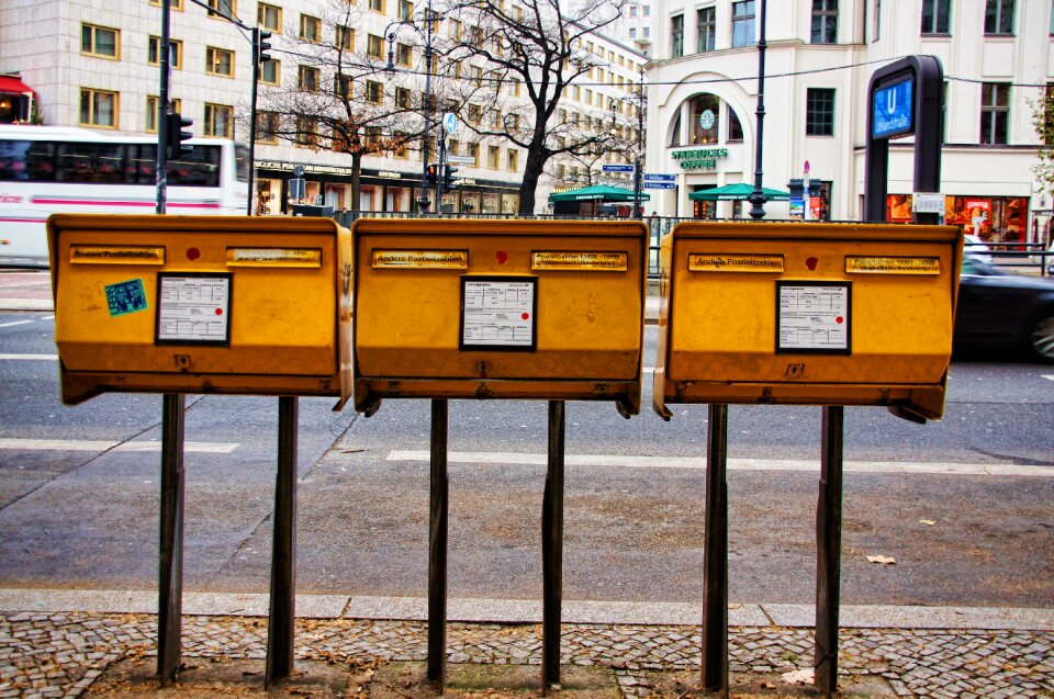 City berlin street scene
