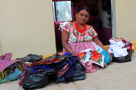 Mexico oaxaca traditional clothes photo