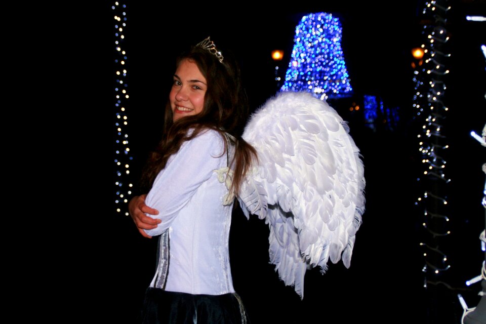 Wings lights night