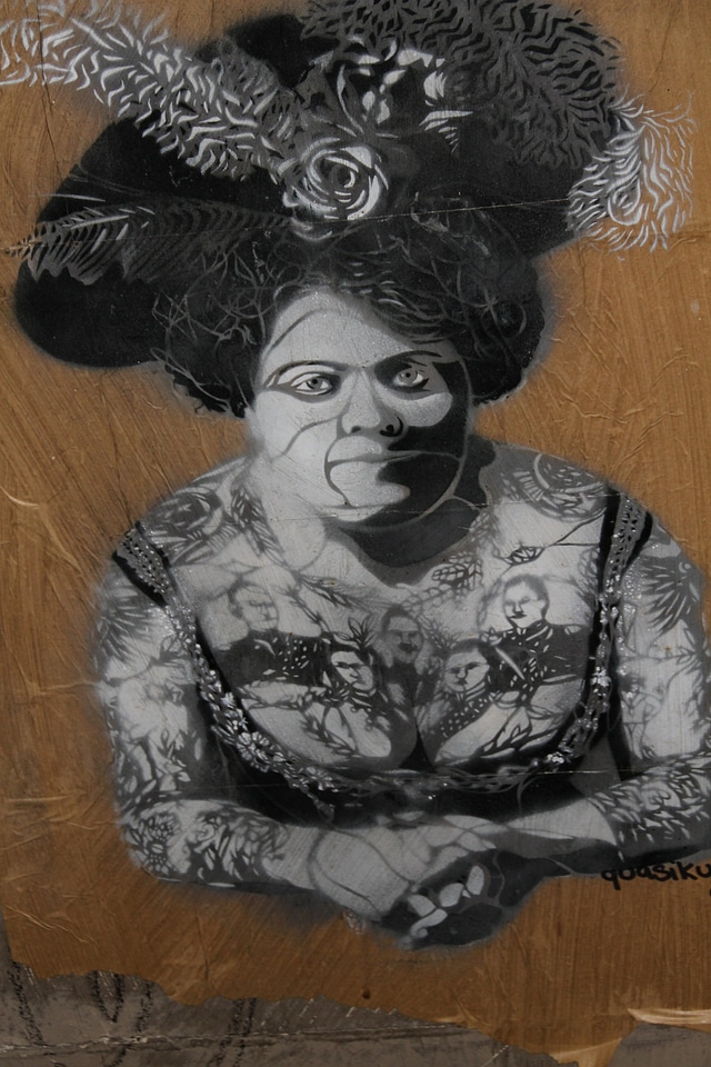 Graffiti berlin nice lady
