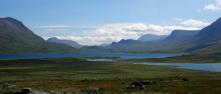 Landscape mountains wasteland