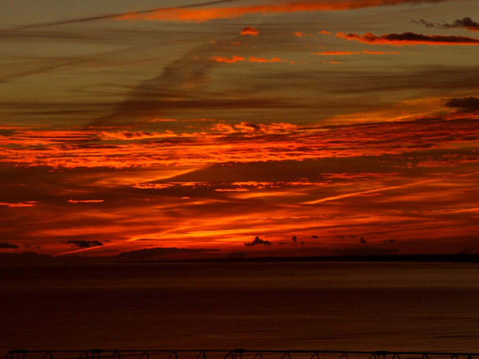 Sunset algarve portugal
