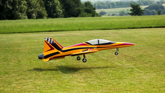 Jet turbine model airplane