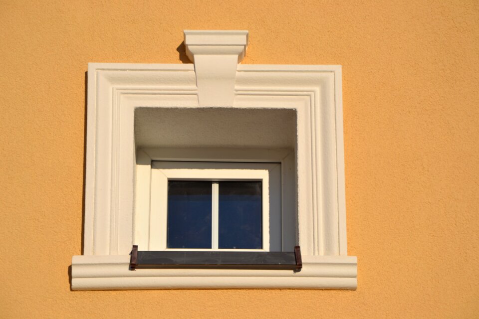 Orange house orange window
