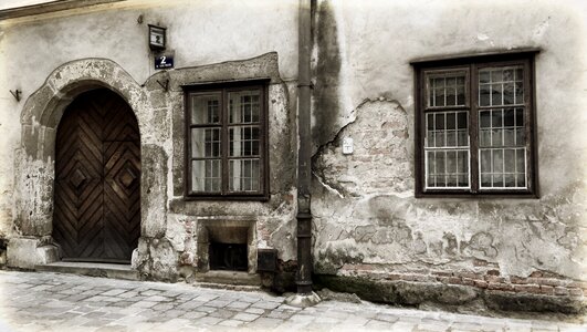 The old town monument old house