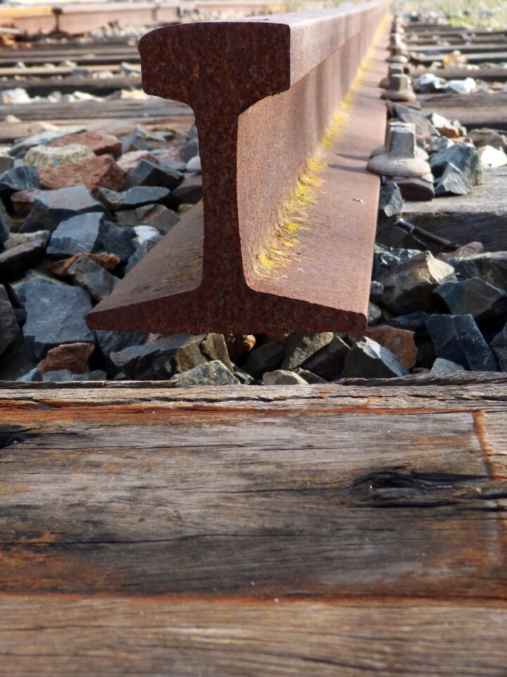 Railway train train tracks