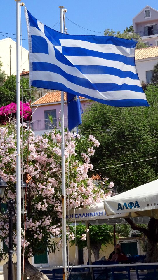National blue white