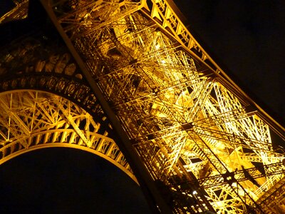 France iron night photo