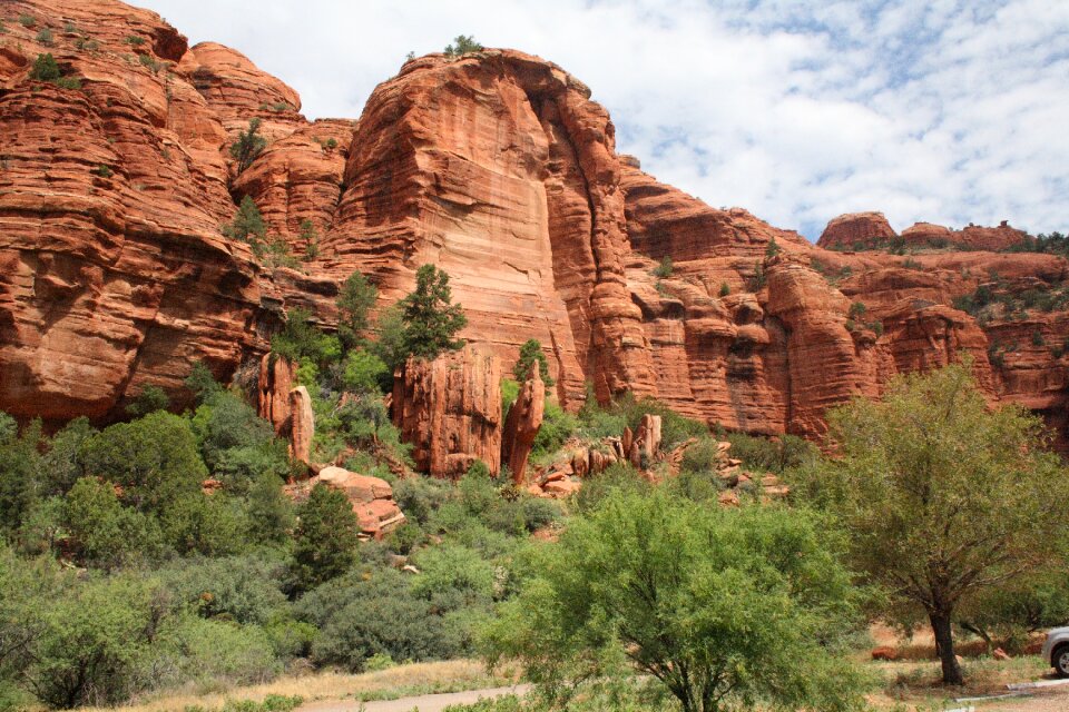 Sedona cliff red rocks