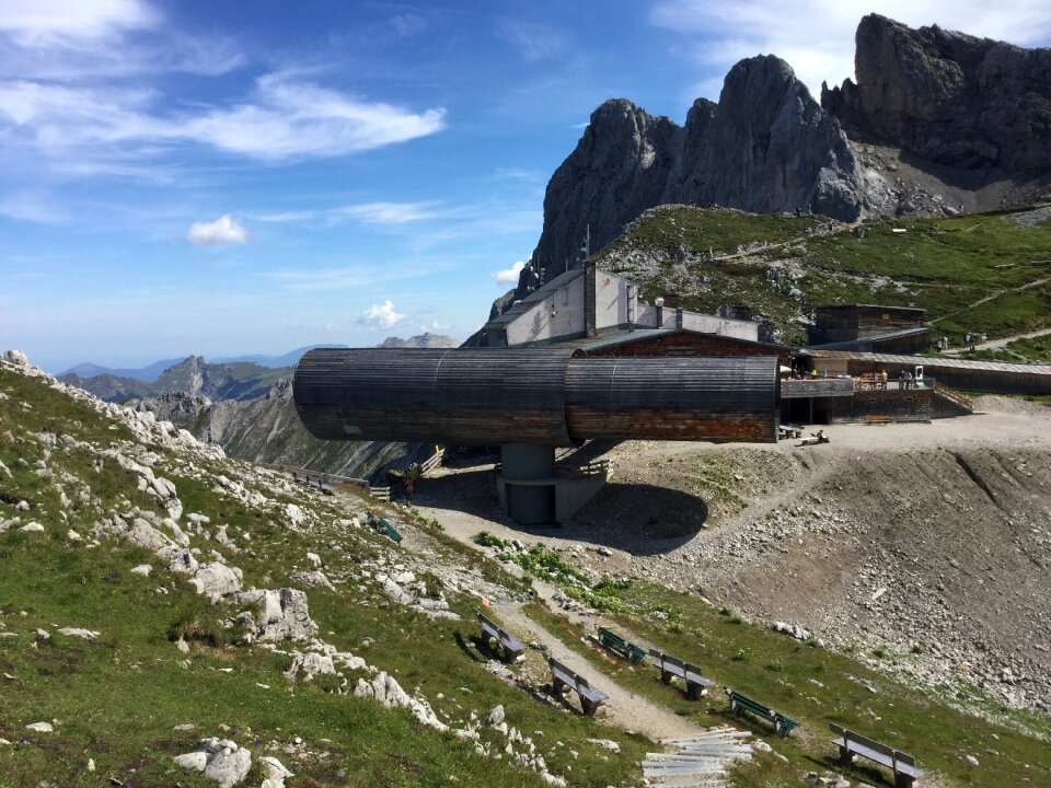 Binoculars the alps peak