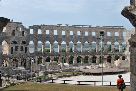 Arena roman gladiators