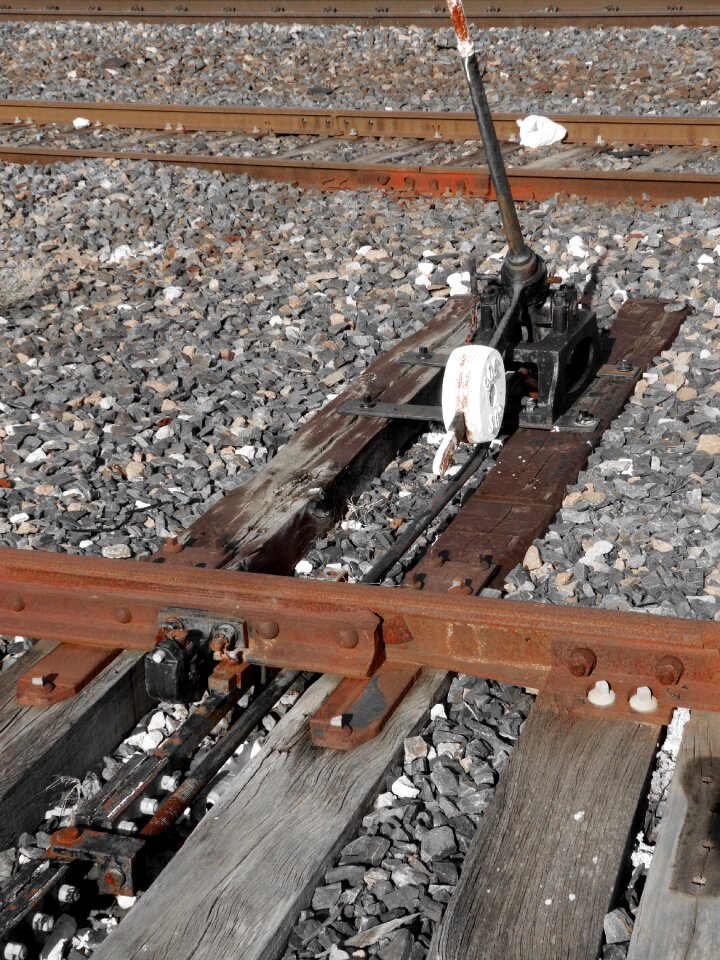 Train railway sleepers