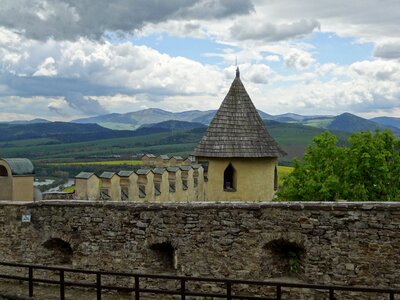 The spiš castle the museum watchtower