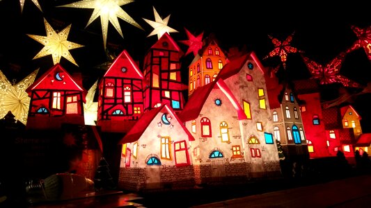 Houses star decoration