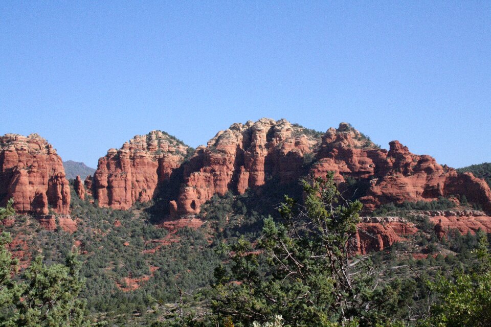 Sedona cliff red rocks