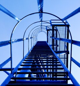 Crane building climb