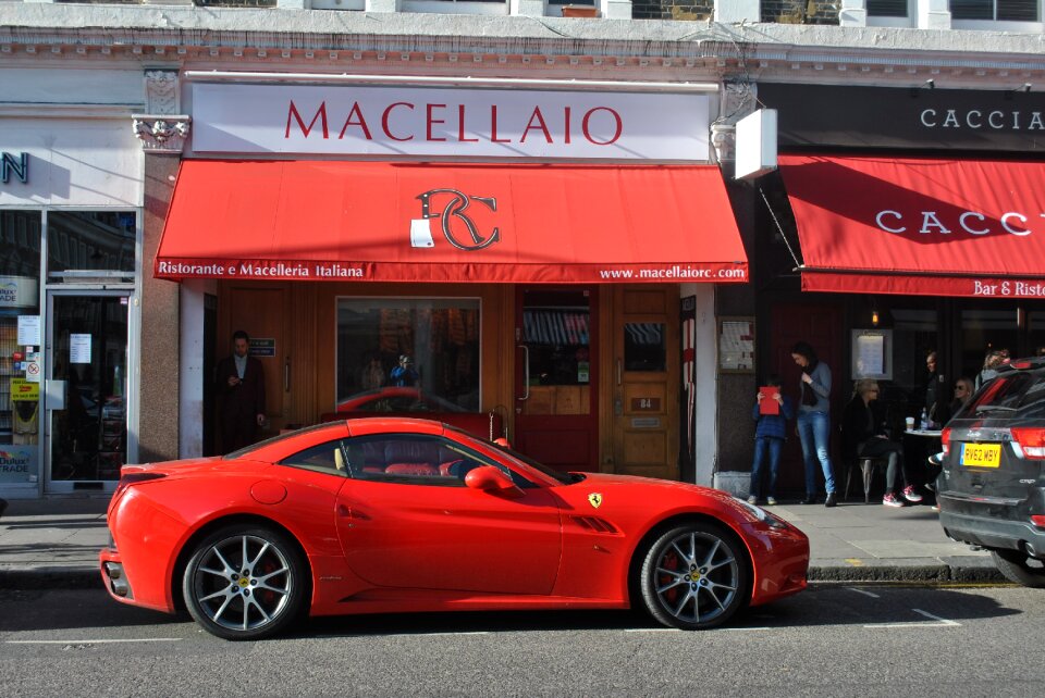 Sports car luxury billboard