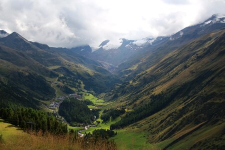 Alpine landscape nature photo