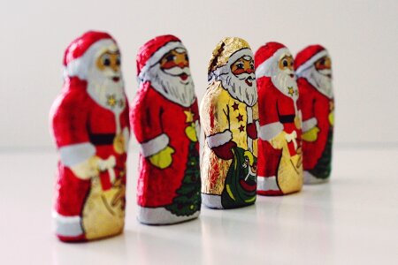 Christmas santa claus decoration photo