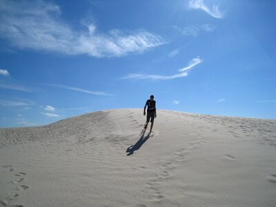 Dune sand sky photo