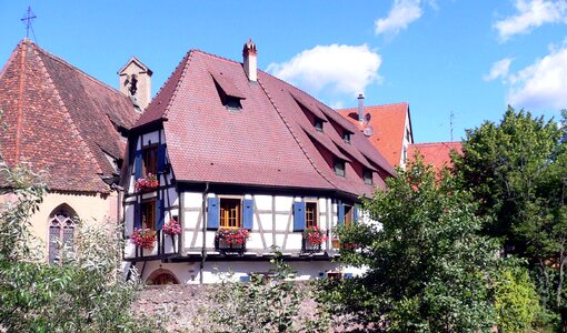 France houses wall